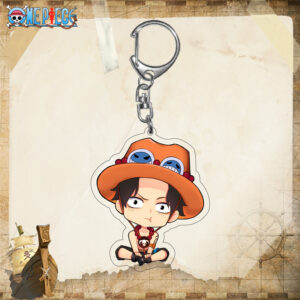 One Piece Ace Keychain